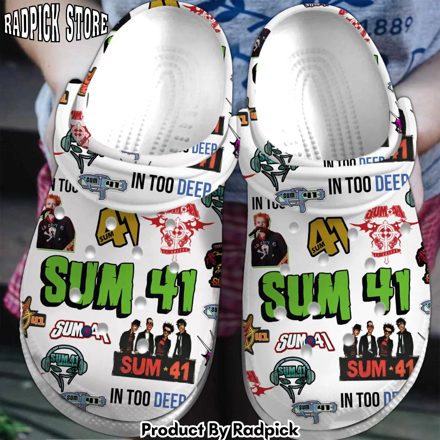 Radpick sum 41 music clogs shoes comfortable for men women rp6521087